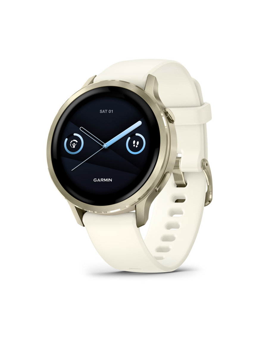 Garmin Venu 4 3,05 cm (1.2") AMOLED 41 mm Digital 390 x 390 Pixeles Pantalla táctil Oro Wifi GPS (satélite)