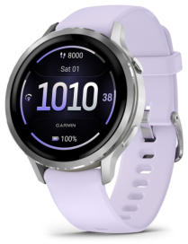 Garmin Venu 4 3,05 cm (1.2") AMOLED 41 mm Digital 390 x 390 Pixeles Pantalla táctil Plata Wifi GPS (satélite)