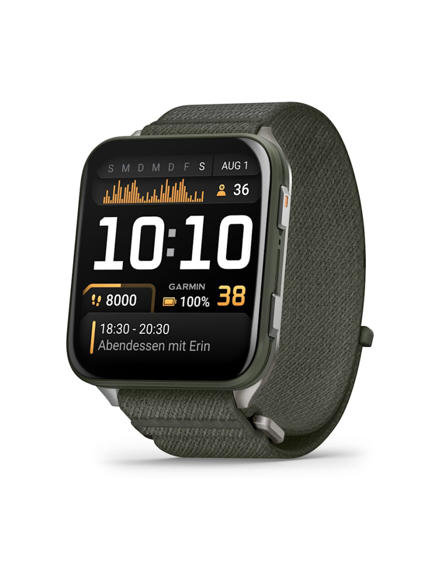 Garmin Venu X1 5,08 cm (2") AMOLED Digital 448 x 486 Pixeles Pantalla táctil Gris Wifi GPS (satélite)