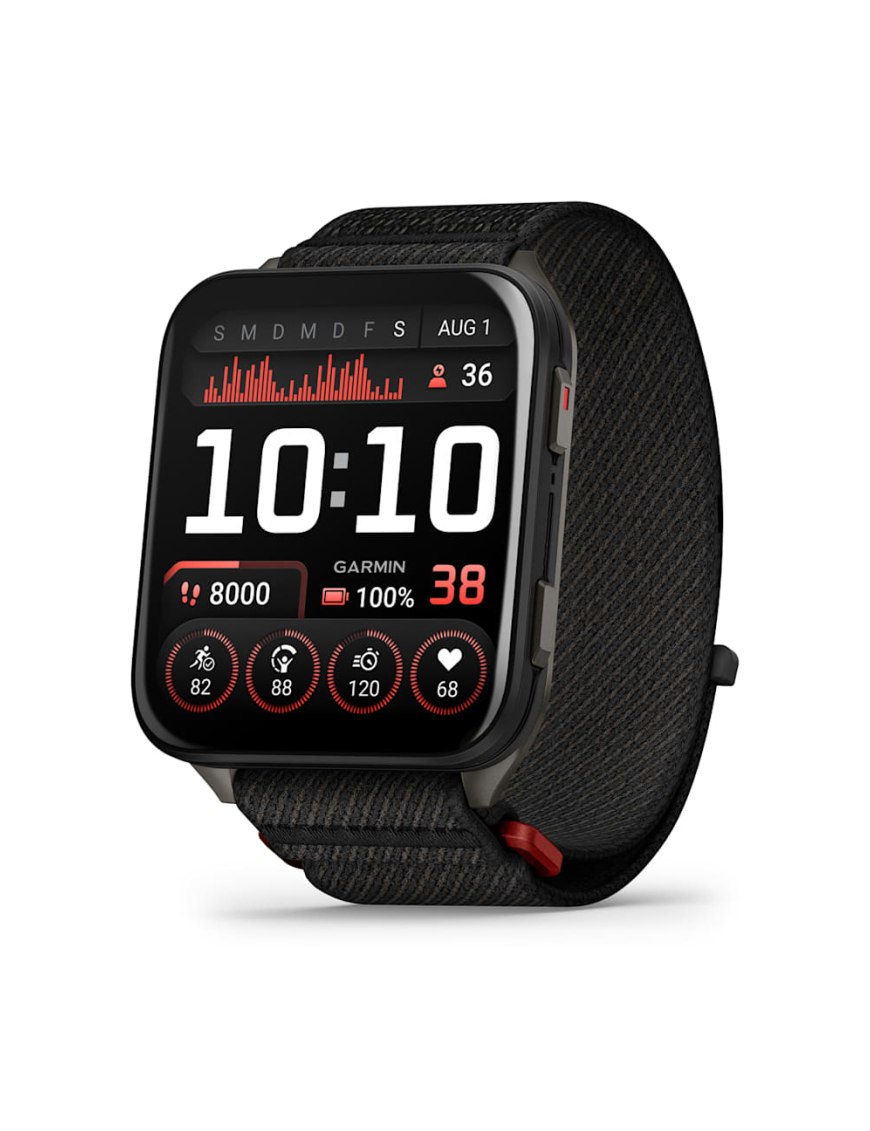 Garmin Venu X1 5,08 cm (2") AMOLED Digital 448 x 486 Pixeles Pantalla táctil Negro Wifi GPS (satélite)