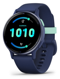 Garmin Vivoactive 5 3,05 cm (1.2") AMOLED 42 mm Digital 390 x 390 Pixeles Pantalla táctil Azul Wifi GPS (satélite)