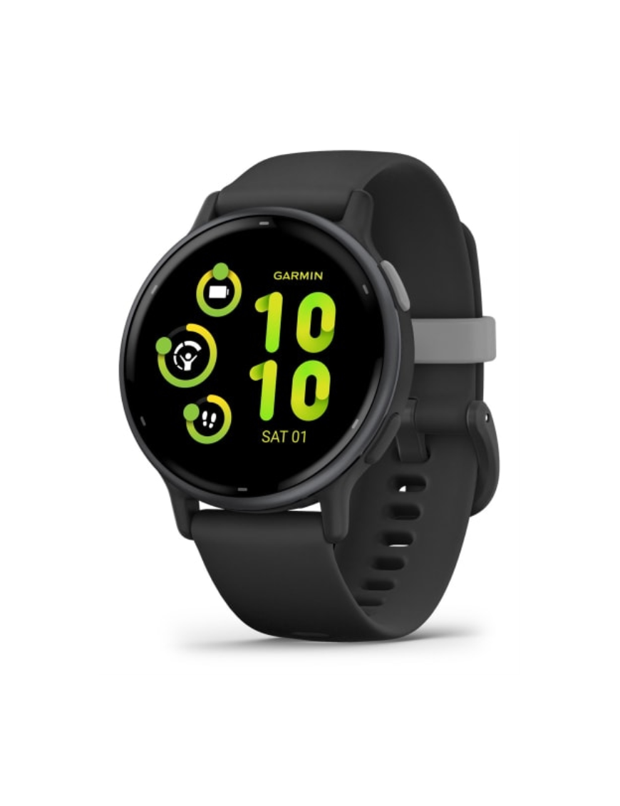 Garmin Vivoactive 5 3,05 cm (1.2") AMOLED 42 mm Digital 390 x 390 Pixeles Pantalla táctil Negro Wifi GPS (satélite)
