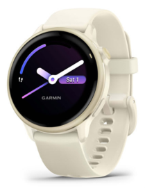 Garmin vívoactive 6 3,05 cm (1.2") AMOLED 42 mm Digital 390 x 390 Pixeles Pantalla táctil Blanco Wifi GPS (satélite)