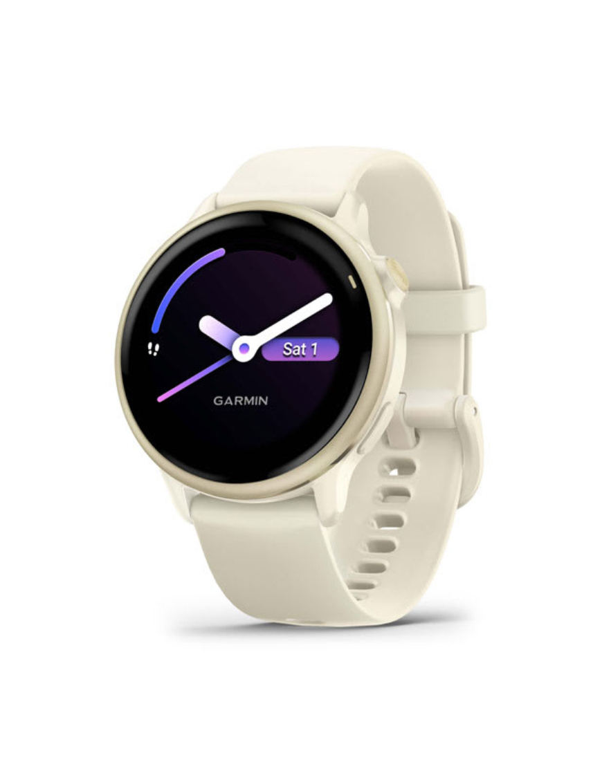 Garmin vívoactive 6 3,05 cm (1.2") AMOLED 42 mm Digital 390 x 390 Pixeles Pantalla táctil Blanco Wifi GPS (satélite)