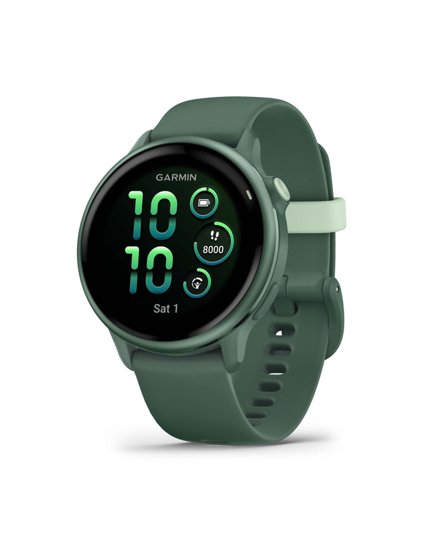Garmin vívoactive 6 3,05 cm (1.2") AMOLED 42 mm Digital 390 x 390 Pixeles Pantalla táctil Verde Wifi GPS (satélite)