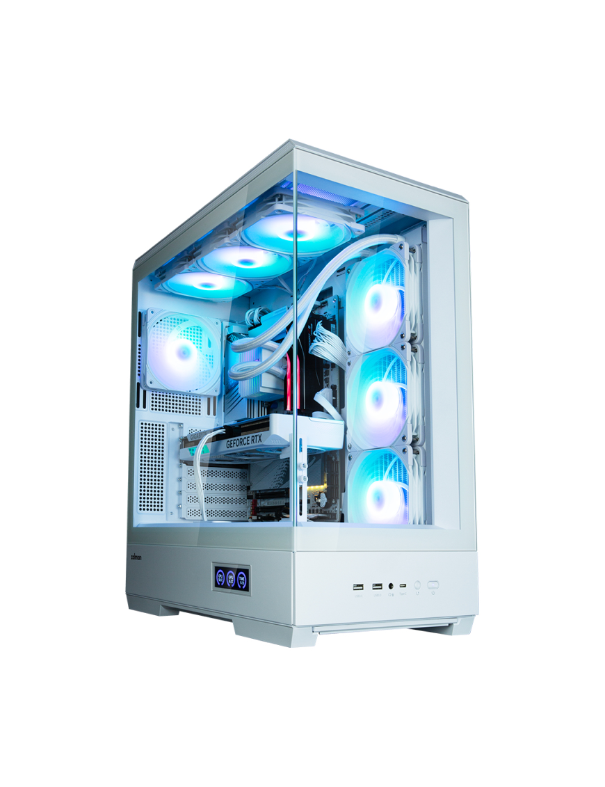 Zalman P50 DS White Midi Tower Blanco