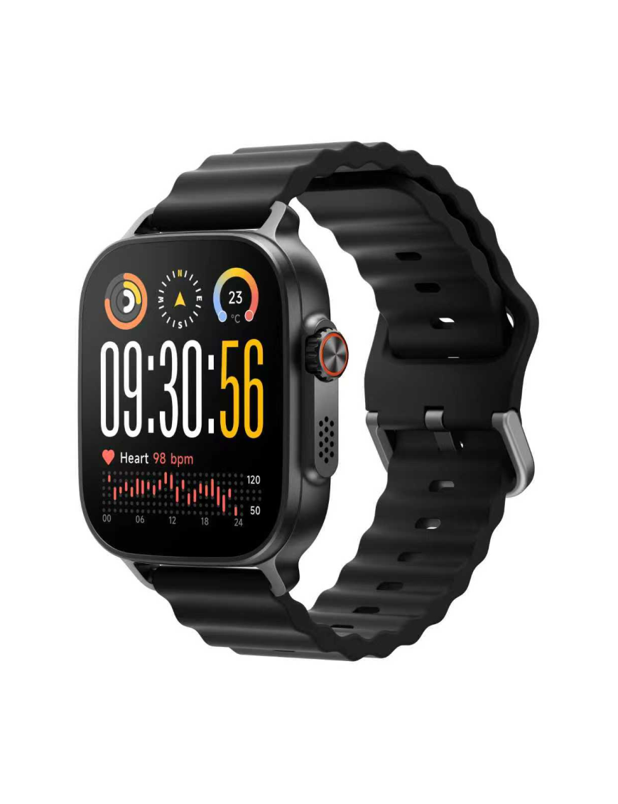 realme Watch 5 5 cm (1.97") AMOLED Digital 390 x 450 Pixeles Pantalla táctil Negro GPS (satélite)