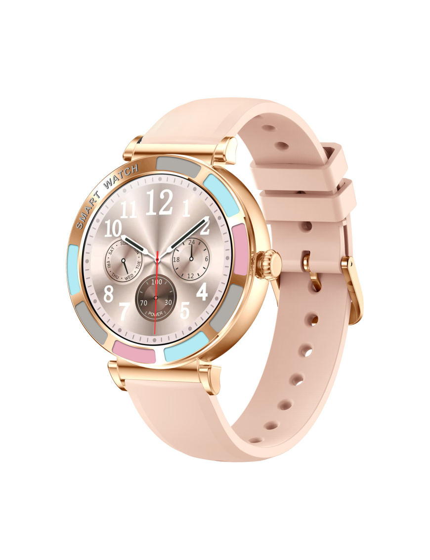 Trevi T-FIT 245 L 3,23 cm (1.27") IPS 41 mm Digital Pantalla táctil Rosa