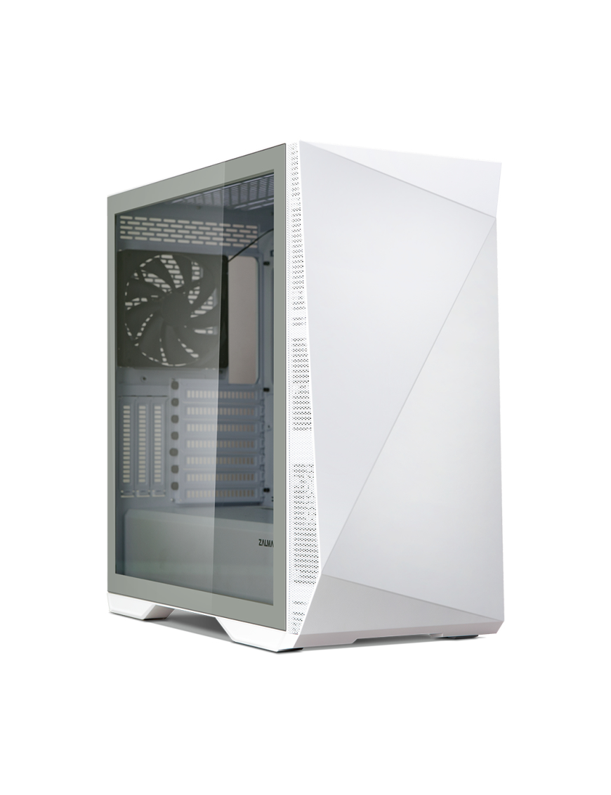 Zalman Z9 Iceberg ATX Mid Tower PC Case, White fan Midi Tower Blanco