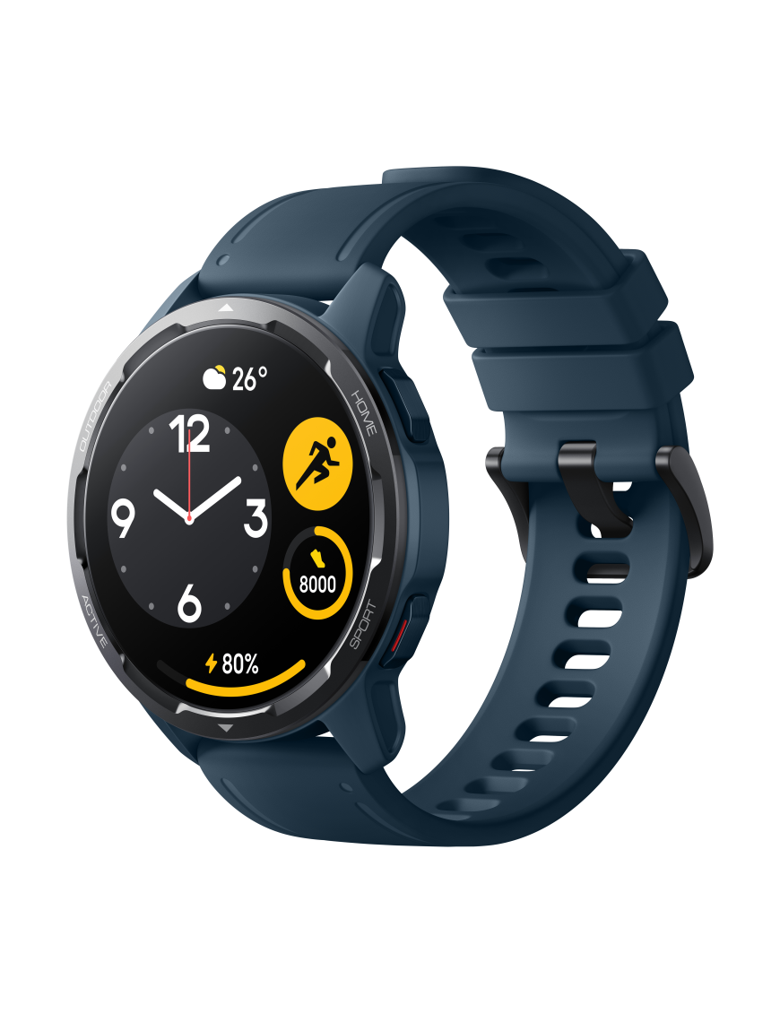 Xiaomi Watch S1 Active 3,63 cm (1.43") AMOLED 46 mm Digital 466 x 466 Pixeles Pantalla táctil Azul Wifi GPS (satélite)