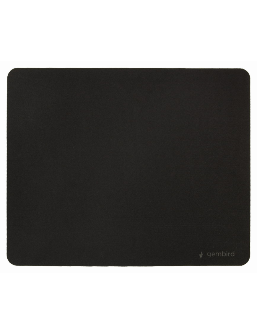 Gembird MP-S-BK-M alfombrilla para ratón Negro
