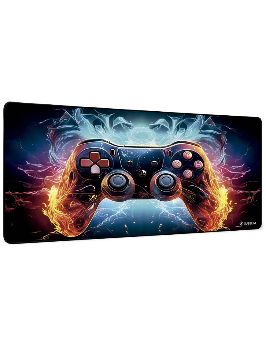 SUBBLIM GameCore XL Alfombrilla de ratón para juegos Negro, Multicolor