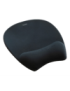 TooQ Alfombrilla para ratón ergonómica con reposamuñecas de Espuma Viscoelástica, Negro