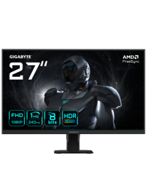 GIGABYTE GS27F2 27" Monitor de Juego FHD - 1920 x 1080, 240Hz, 1ms, 300 cd/m², FreeSync, HDR Ready, HDMI 2.0, Displayport 1.4