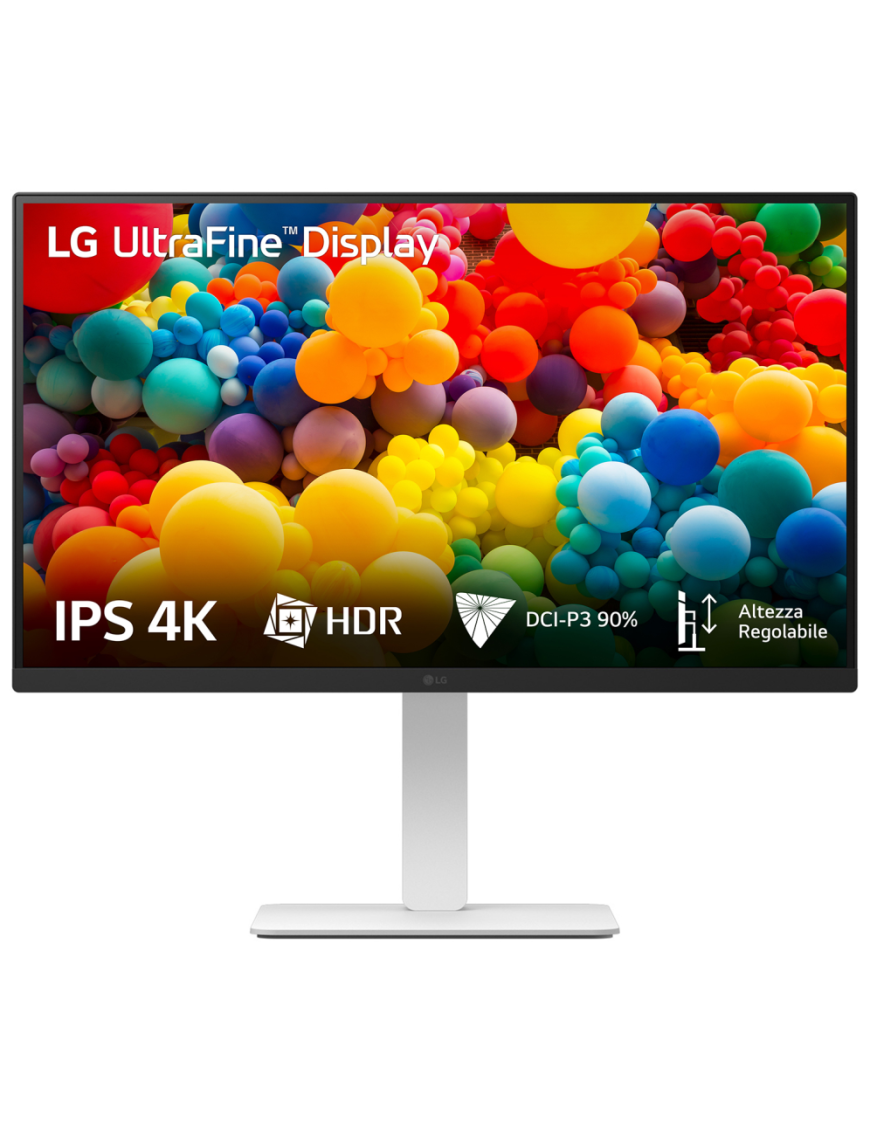 LG 27US550-W pantalla para PC 68,6 cm (27") 3840 x 2160 Pixeles 4K Ultra HD LCD Blanco