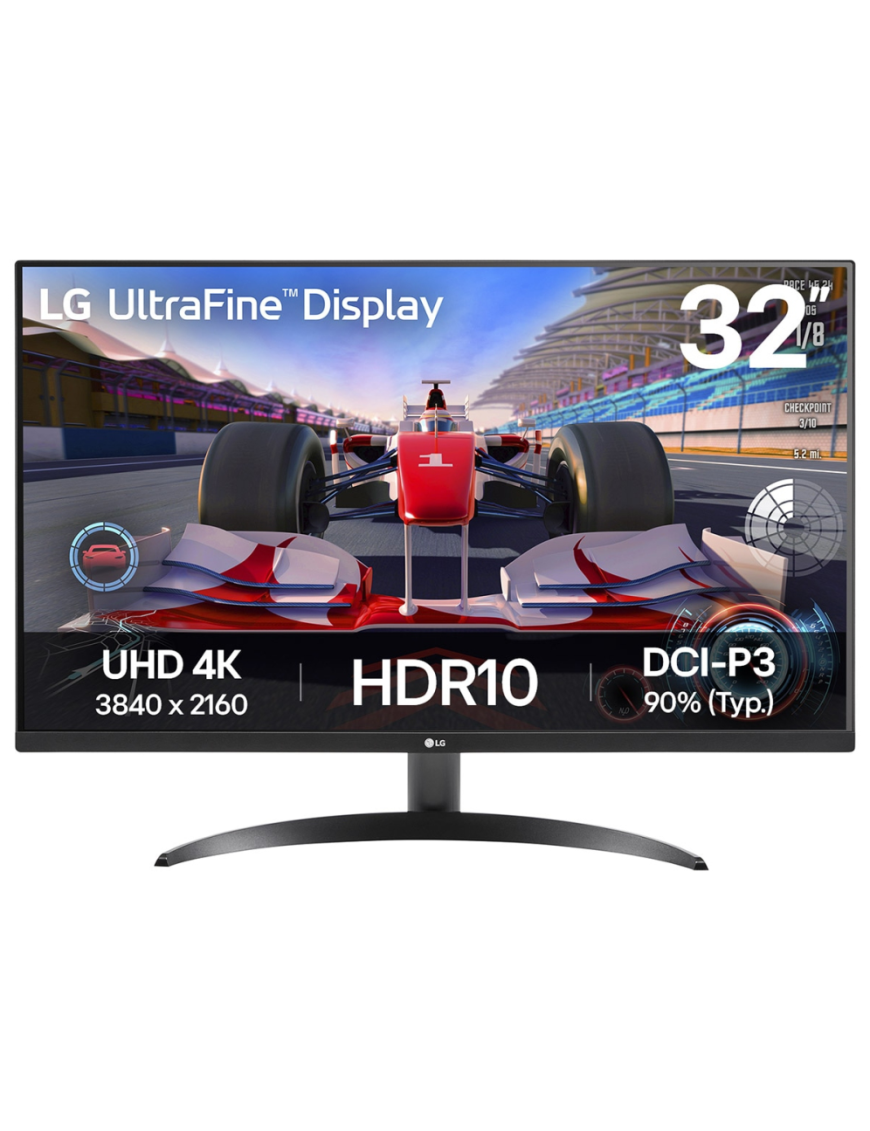 LG 32UR500K-B pantalla para PC 80 cm (31.5") 3840 x 2160 Pixeles 4K Ultra HD LCD Negro