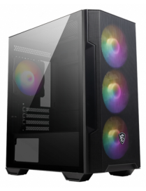 MSI MAG Forge M100R Micro Torre Negro, Transparente