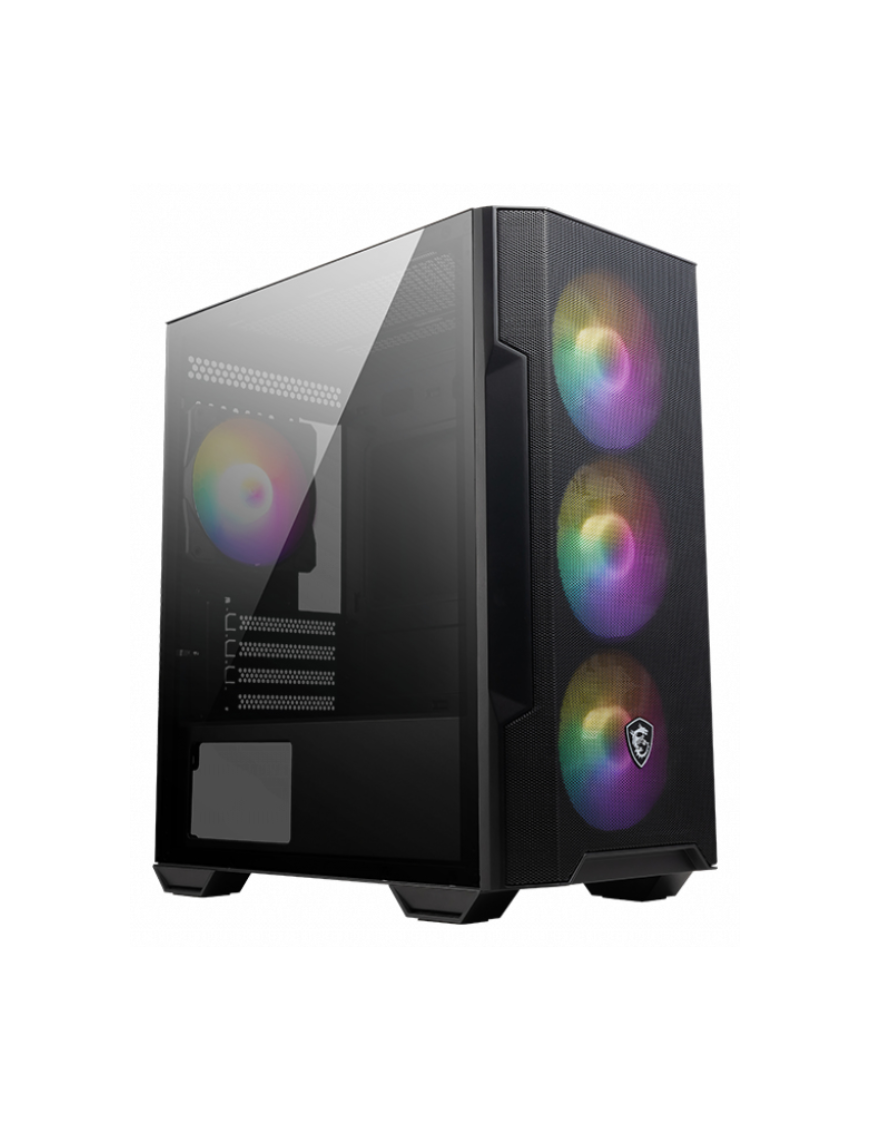 MSI MAG Forge M100R Micro Torre Negro, Transparente