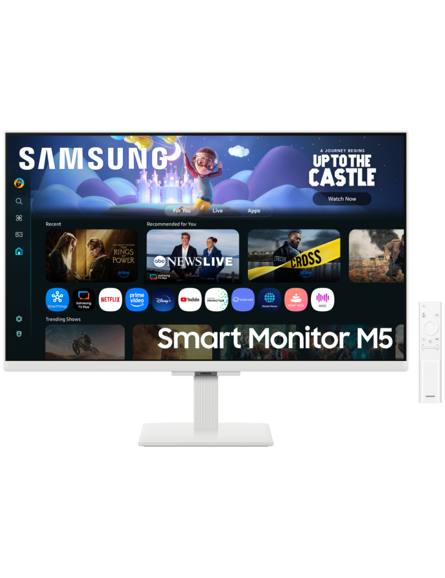 Samsung M5 M50F pantalla para PC 68,6 cm (27") 1920 x 1080 Pixeles Full HD LCD Blanco