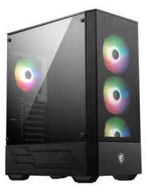 MSI MAG Forge 112R Midi Tower Negro, Transparente