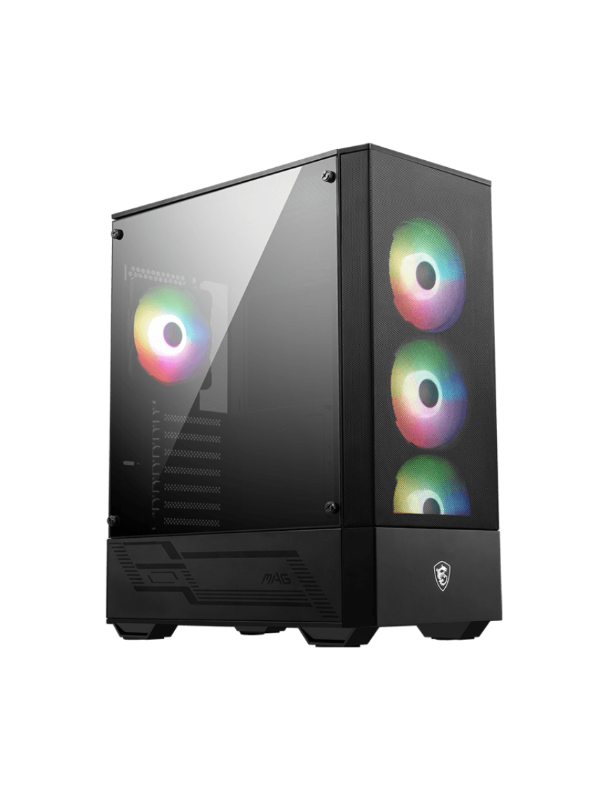 MSI MAG Forge 112R Midi Tower Negro, Transparente