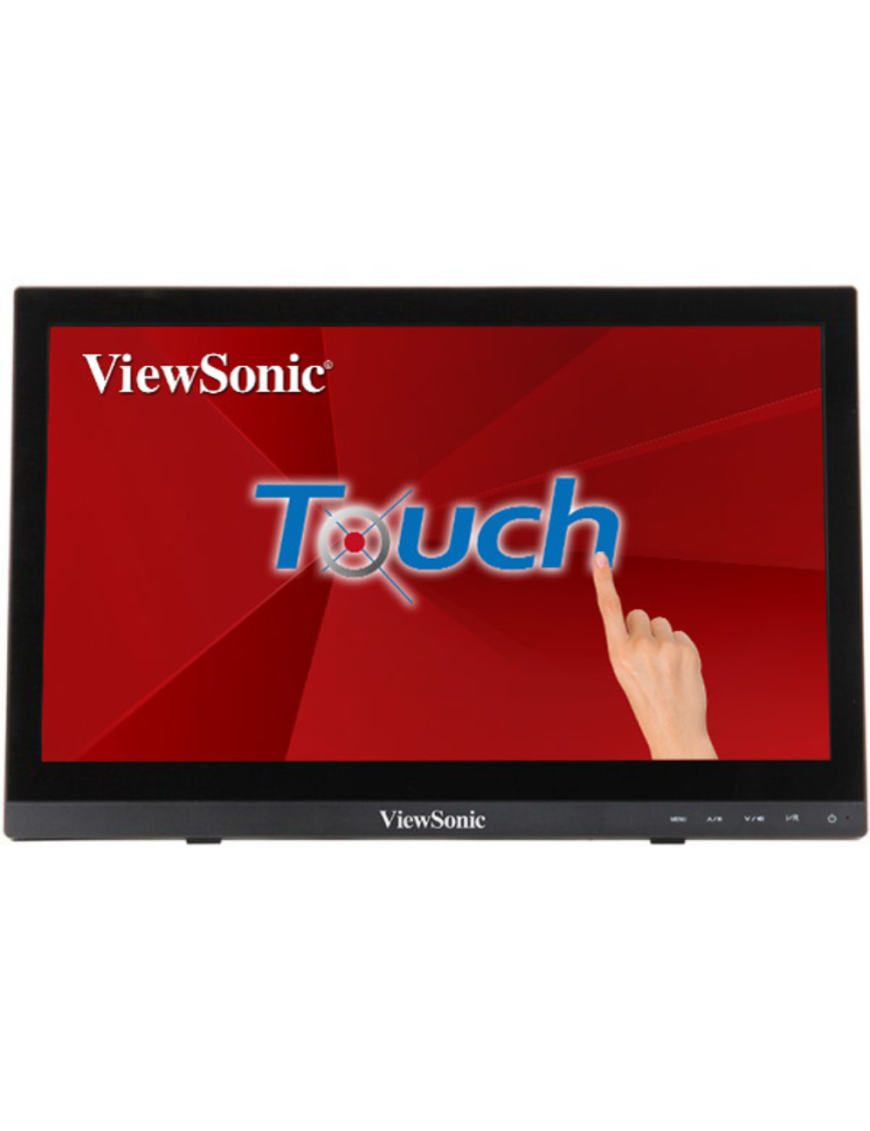 Viewsonic TD1630-3 pantalla para PC 39,6 cm (15.6") 1366 x 768 Pixeles HD LCD Pantalla táctil Multi-usuario Negro