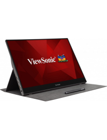 Viewsonic TD1655 pantalla para PC 39,6 cm (15.6") 1920 x 1080 Pixeles Full HD LED Pantalla táctil Multi-usuario Negro, Plata