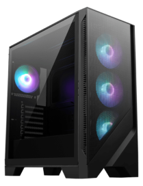 MSI MAG Forge 320R AIRFLOW Micro Torre Negro, Transparente