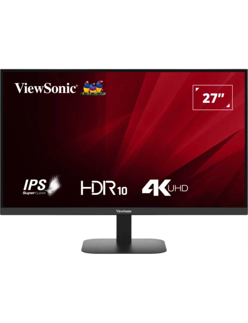 Viewsonic VA VA2708-4K-HD pantalla para PC 68,6 cm (27") 3840 x 2160 Pixeles 4K Ultra HD LED Negro