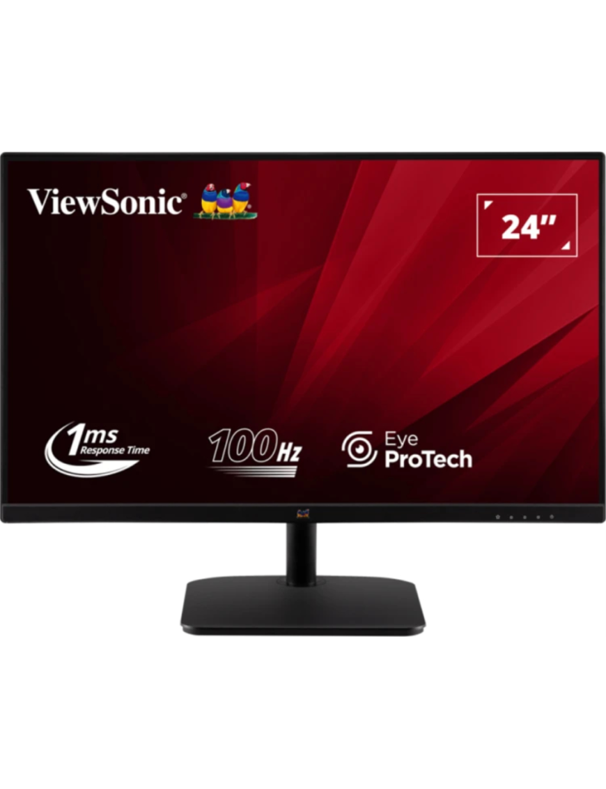 Viewsonic Value Series VA2432-MHD-3 pantalla para PC 61 cm (24") 1920 x 1080 Pixeles Full HD LED Negro