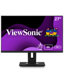 Viewsonic VG Series VG2756-4K pantalla para PC 68,6 cm (27") 3840 x 2160 Pixeles 4K Ultra HD LED Negro
