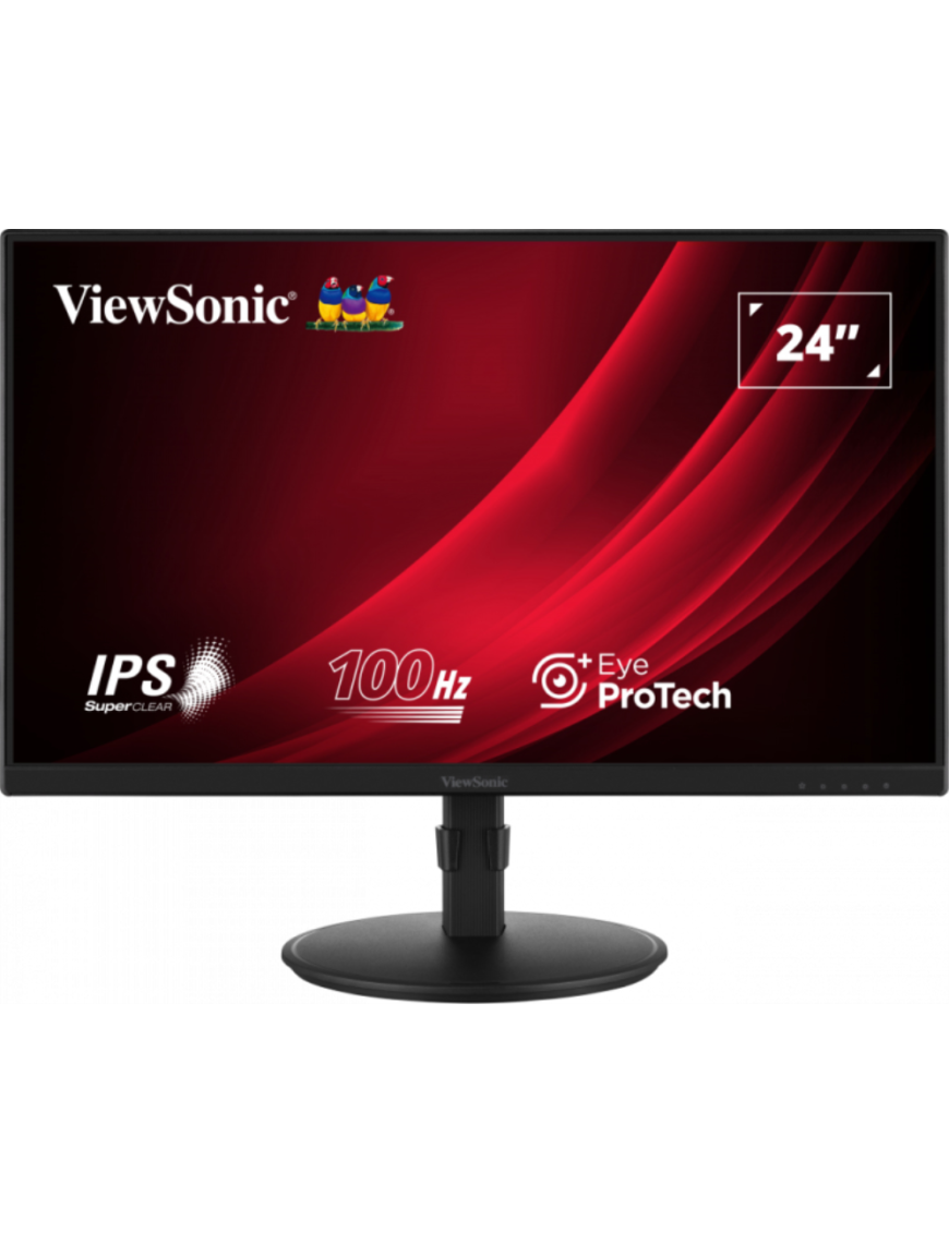 Viewsonic VG2408A-MHD pantalla para PC 61 cm (24") 1920 x 1080 Pixeles Full HD LED Negro