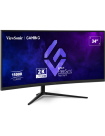 Viewsonic VX3418C-2K pantalla para PC 86,4 cm (34") 3440 x 1440 Pixeles UltraWide Quad HD Negro