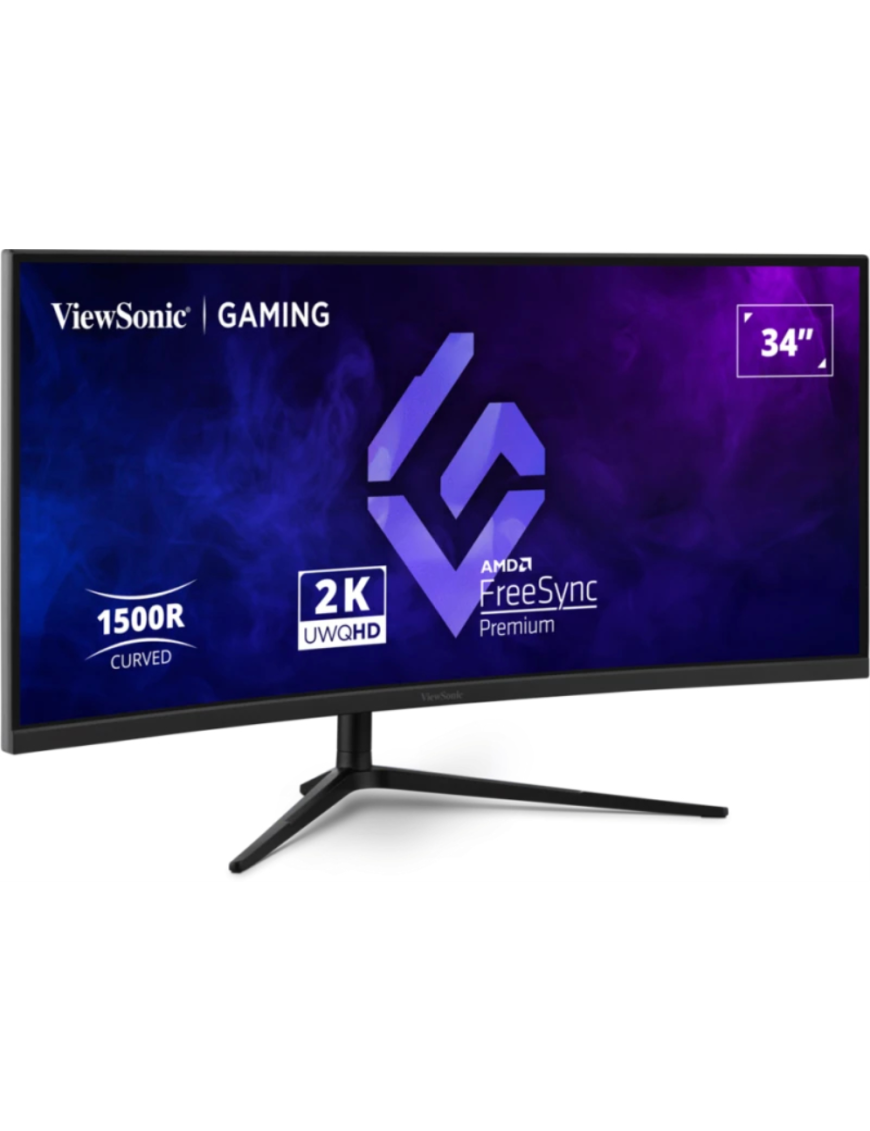 Viewsonic VX3418C-2K pantalla para PC 86,4 cm (34") 3440 x 1440 Pixeles UltraWide Quad HD Negro