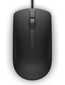 DELL Ratón con cable - MS116 - negro - (RTL BOX)