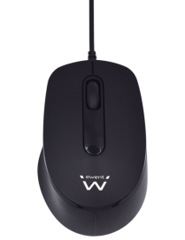 Ewent EW3159 ratón Oficina Ambidextro USB tipo A Óptico 1000 DPI