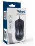 Gembird MUS-3B-01 ratón Oficina Ambidextro USB tipo A Óptico 1000 DPI