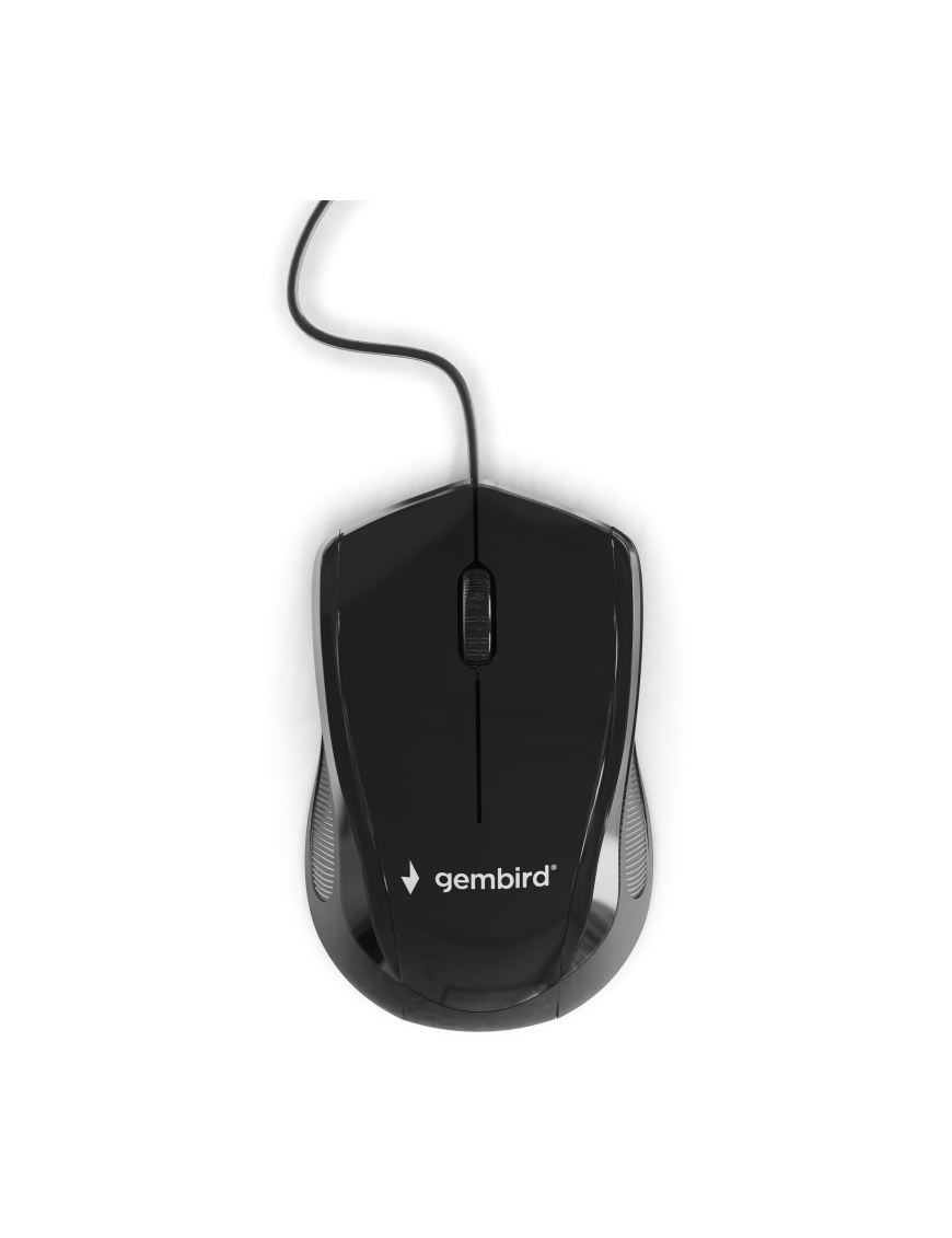 Gembird MUS-3B-02 ratón Oficina Ambidextro USB tipo A Óptico 1000 DPI