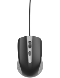 Gembird MUS-4B-01 ratón Oficina Ambidextro USB tipo A Óptico 1200 DPI