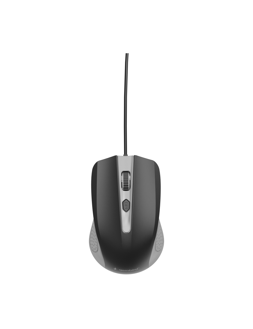 Gembird MUS-4B-01 ratón Oficina Ambidextro USB tipo A Óptico 1200 DPI
