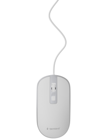 Gembird MUS-4B-06-WS ratón Oficina Ambidextro USB tipo A Óptico 1200 DPI