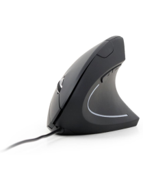 Gembird MUS-ERGO-01 ratón Oficina mano derecha USB tipo A Óptico 3200 DPI