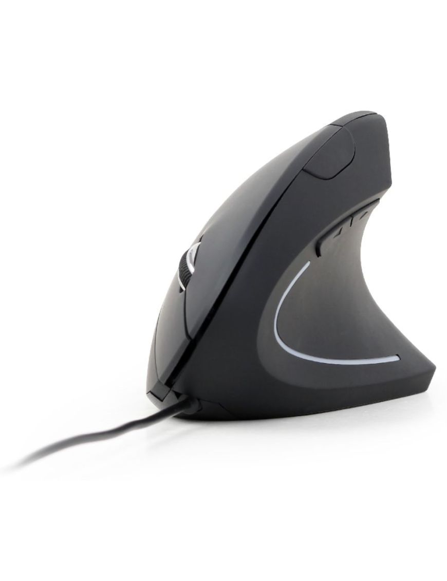 Gembird MUS-ERGO-01 ratón Oficina mano derecha USB tipo A Óptico 3200 DPI