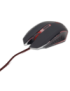 Gembird MUSG-001-R ratón Juego Ambidextro USB tipo A 2400 DPI