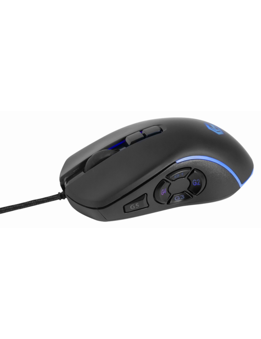Gembird MUSG-RAGNAR-RX500 ratón Juego mano derecha USB tipo A 12000 DPI