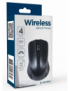 Gembird MUSW-4B-04 ratón Oficina Ambidextro RF inalámbrico Óptico 1600 DPI