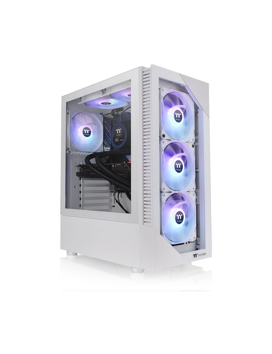 Thermaltake View 200 TG Snow ARGB Midi Tower Blanco
