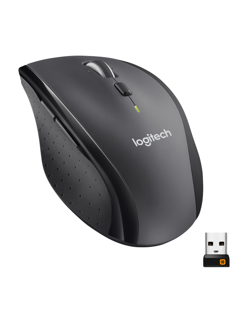 Logitech Marathon M705 ratón Oficina mano derecha RF inalámbrico Óptico 1000 DPI