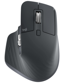 Logitech MX Master 3S, ratón inalámbrico de alto rendimiento con desplazamiento ultrarrápido, Ergo, 8000 DPI, seguimiento sobre