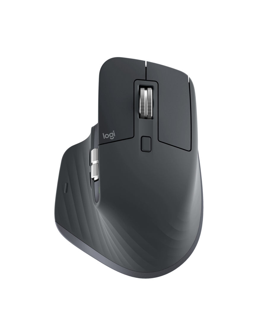 Logitech MX Master 3S, ratón inalámbrico de alto rendimiento con desplazamiento ultrarrápido, Ergo, 8000 DPI, seguimiento sobre